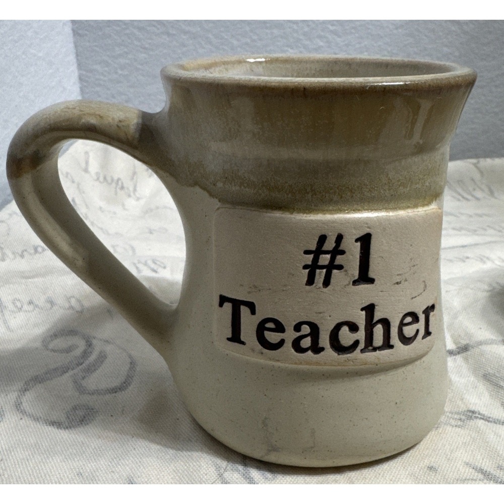 Tumbleweed Pottery #1‎ Teacher 16 oz Coffee Cup Mug